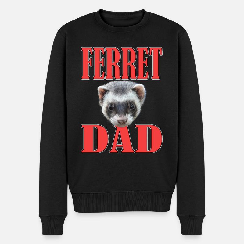 Furet Papa - Pull Premium bio Homme - noir