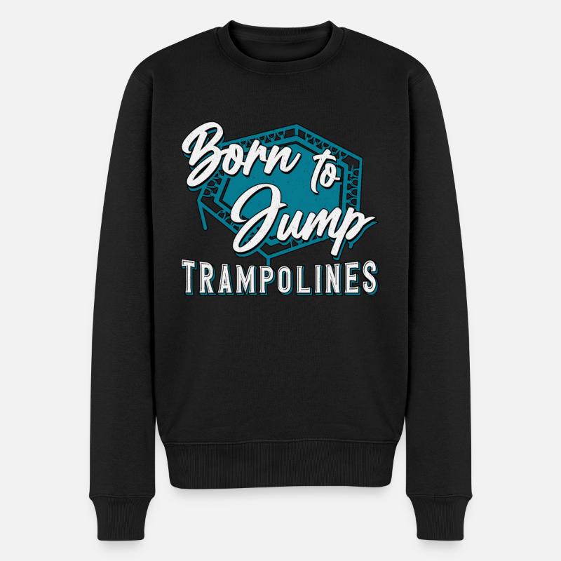 Trampoline Jumper Trampolines Trampolines Cadeau - Pull Premium bio Homme - noir