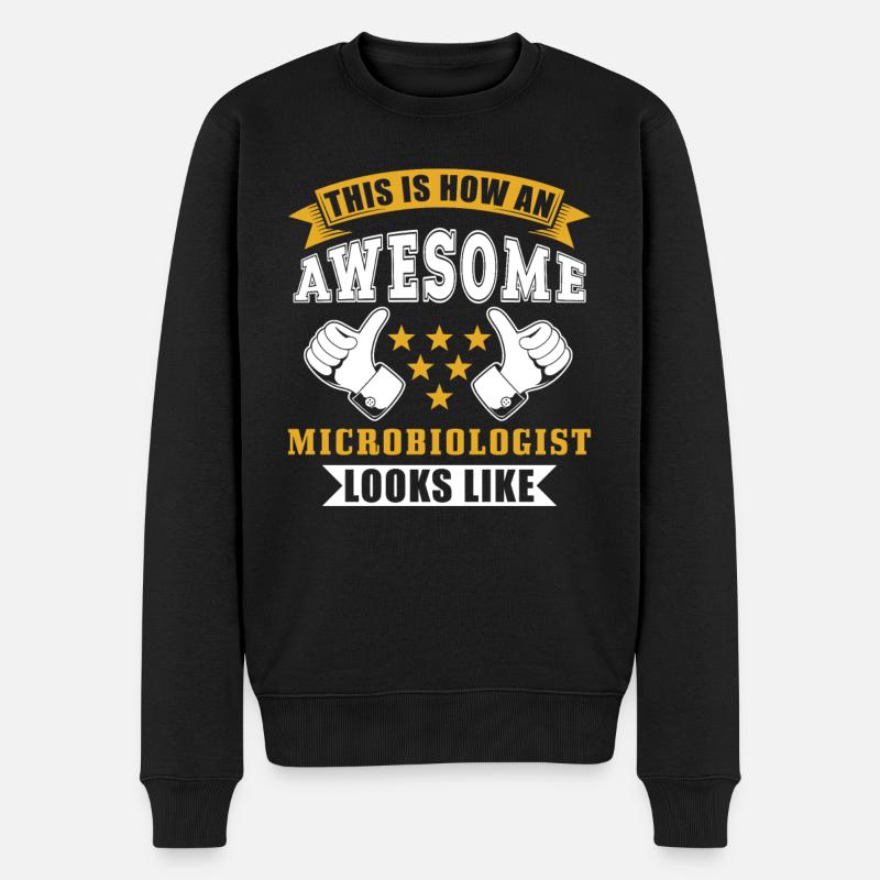 Cadeau de microbiologiste - Pull Premium bio Homme - noir
