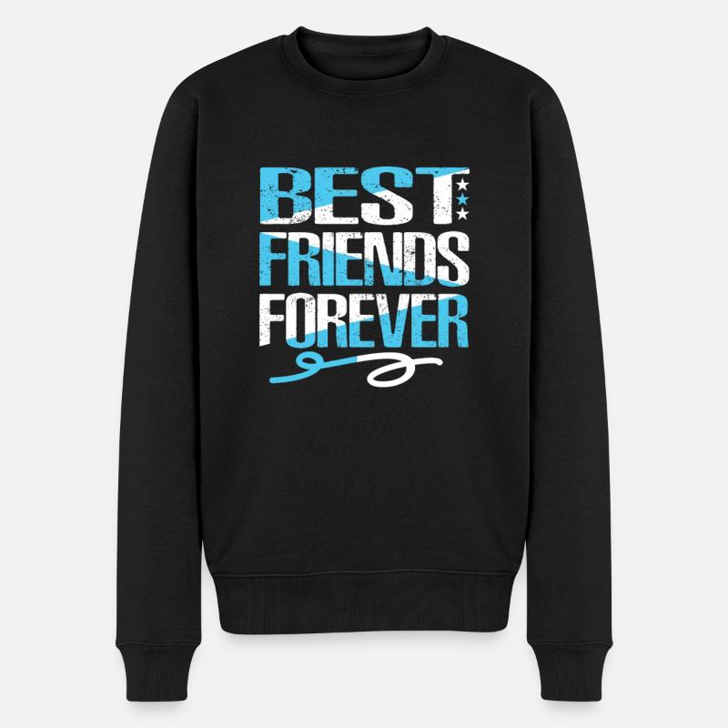 Meilleurs amis pour toujours - Pull Premium bio Homme - noir