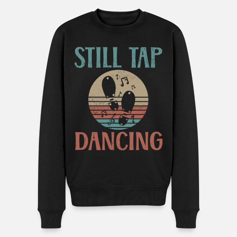 Stepptanz Still Stepptanz - Männer Premium Bio Pullover - Schwarz