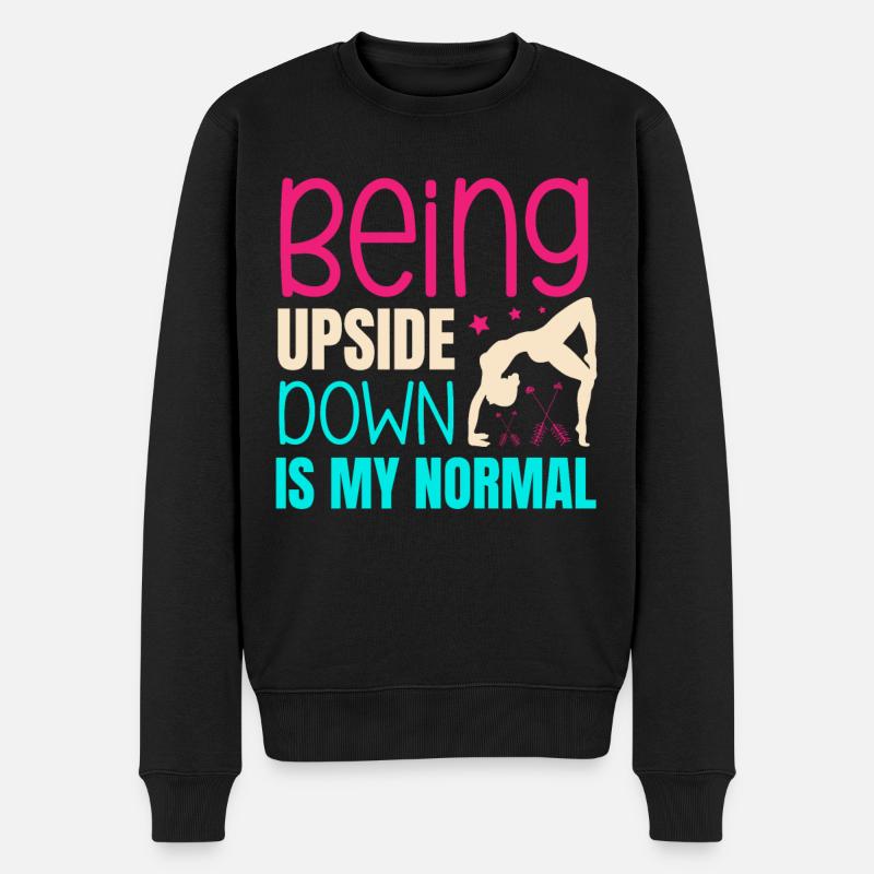 Gymnastique pour un gymnaste - Pull Premium bio Homme - noir