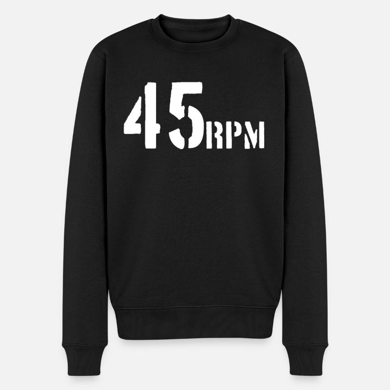 Vinyle 45 tours - Pull Premium bio Homme - noir