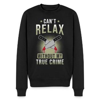 Vrai crime - Pull Premium bio Homme - noir - Devant - Nico (187cm)