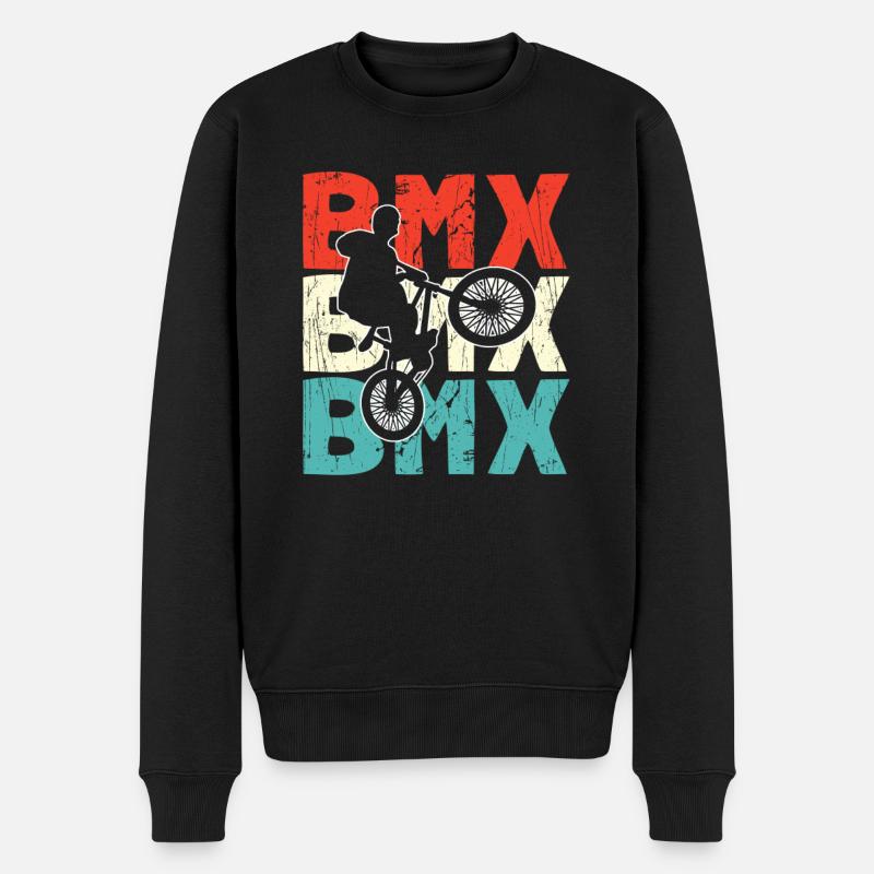 Le BMX - Pull Premium bio Homme - noir