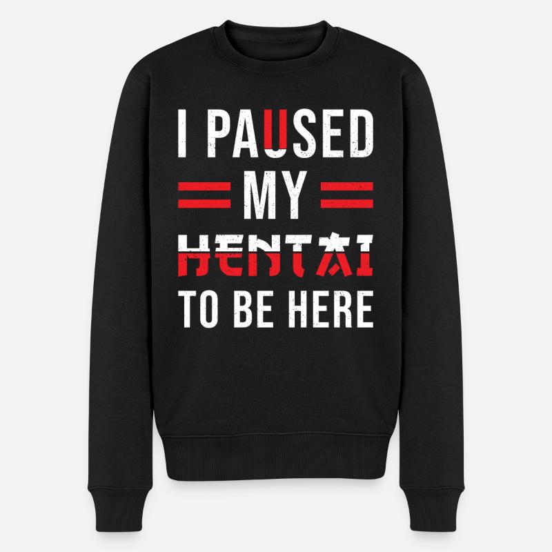 Hentai - Pull Premium bio Homme - noir