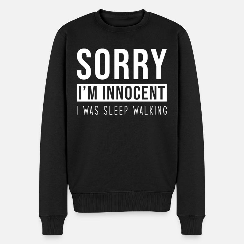 Somnambule - Pull Premium bio Homme - noir