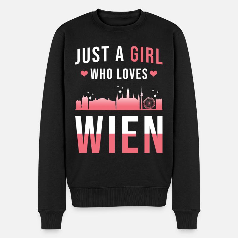 Vienne - Pull Premium bio Homme - noir