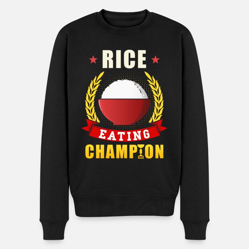 Reis Champion - Männer Premium Bio Pullover - Schwarz