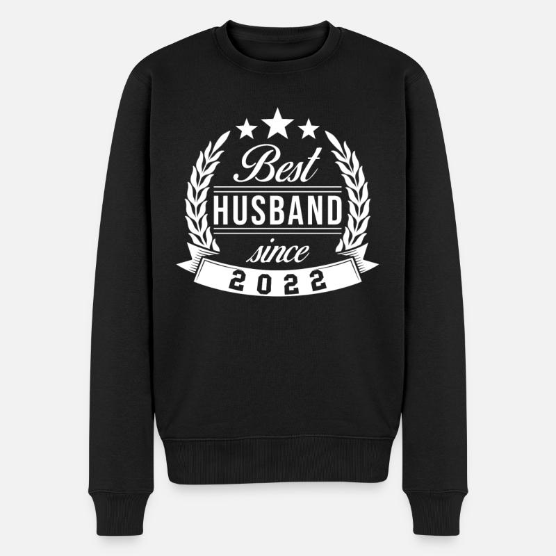Meilleur mari depuis 2022 - Pull Premium bio Homme - noir