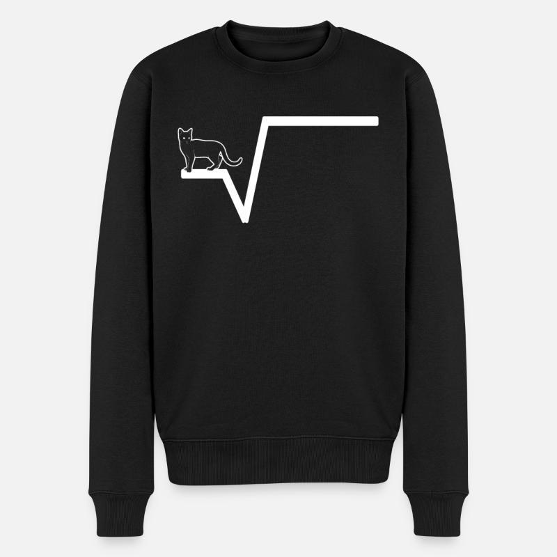 Math Root - Men's Premium Organic Jumper - black