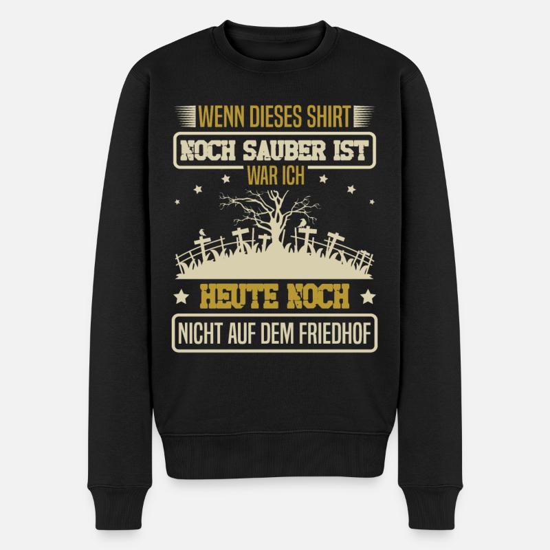 Leichenbestatter Bestattung Totengräber Bestatter - Männer Premium Bio Pullover - Schwarz