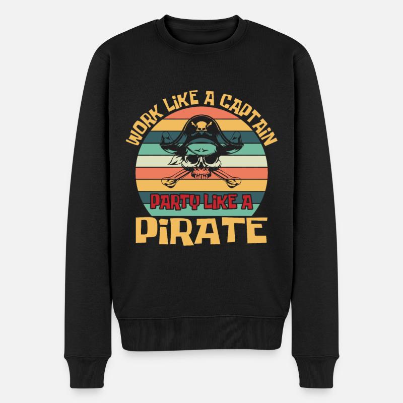 Pirate Pirate Pirate Bateau Pirate Cadeau - Pull Premium bio Homme - noir