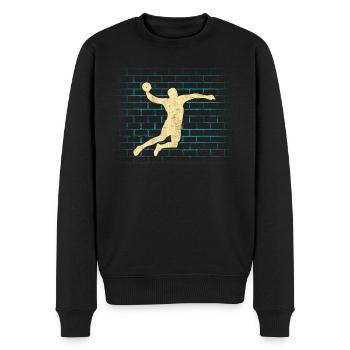 Handball - Pull Premium bio Homme - noir - Devant - Nico (187cm)