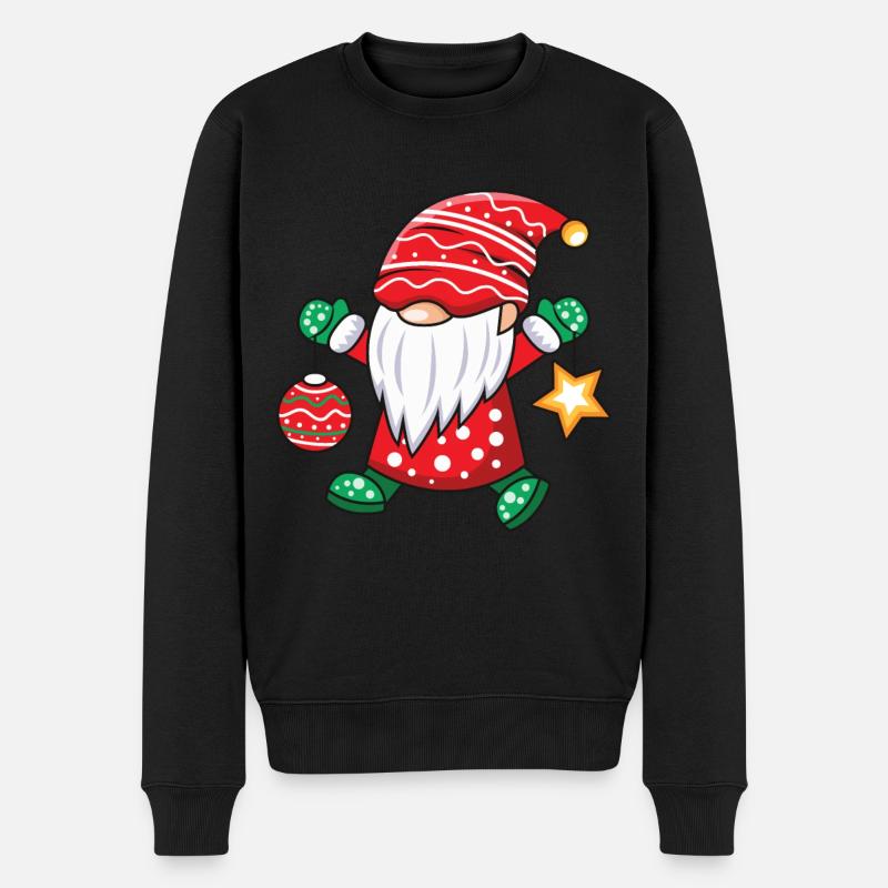Gnome pour Noël - Pull Premium bio Homme - noir
