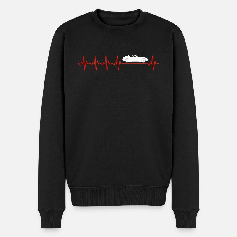 CABRIO - Männer Premium Bio Pullover - Schwarz