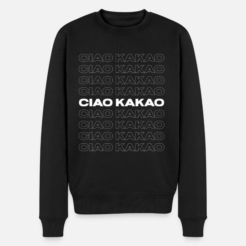 Cacao Ciao - Pull Premium bio Homme - noir