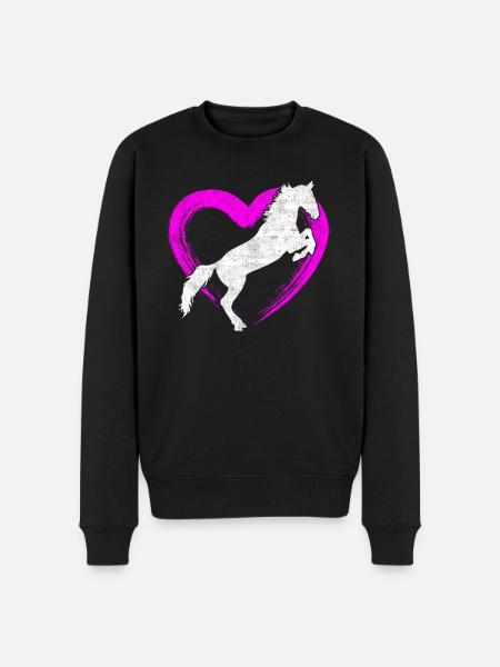 Cheval Cheval Amour - Pull Premium bio Homme - noir