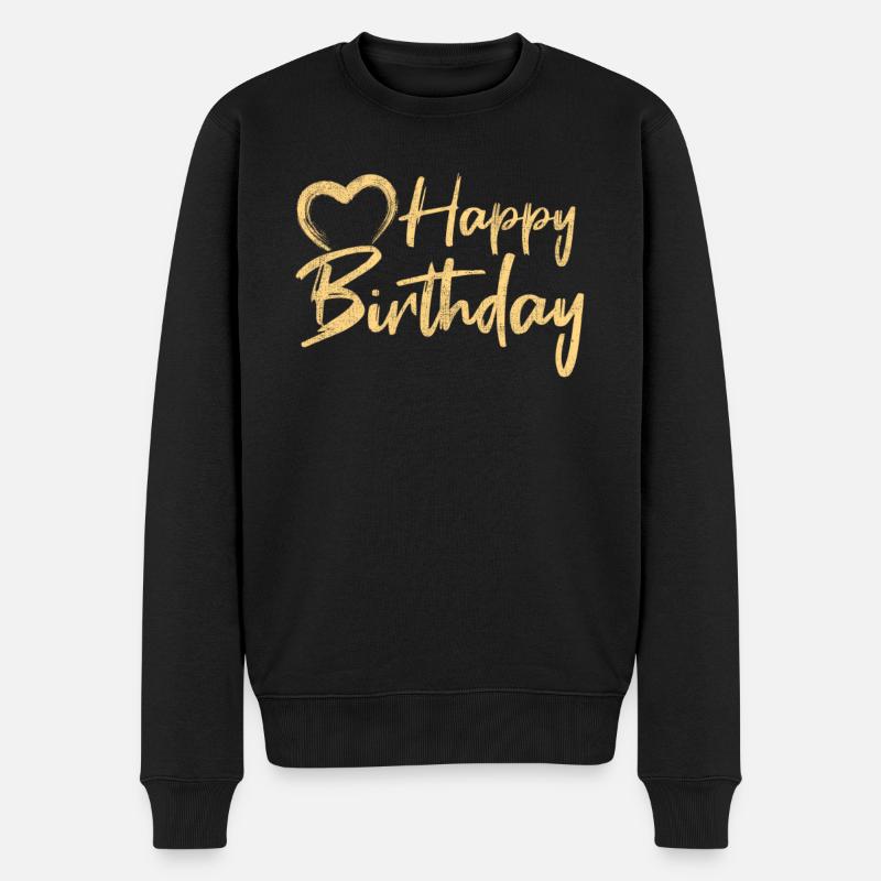 Bon anniversaire - Pull Premium bio Homme - noir