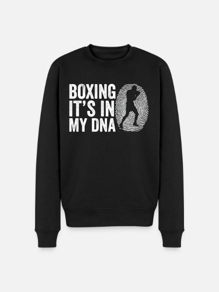 Boxen Boxer Boxhandschuhe Boxkampf Geschenk - Männer Premium Bio Pullover - Schwarz