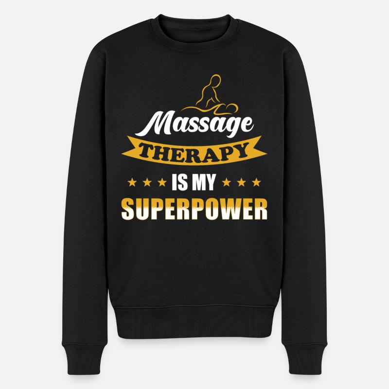 Masseur - Pull Premium bio Homme - noir