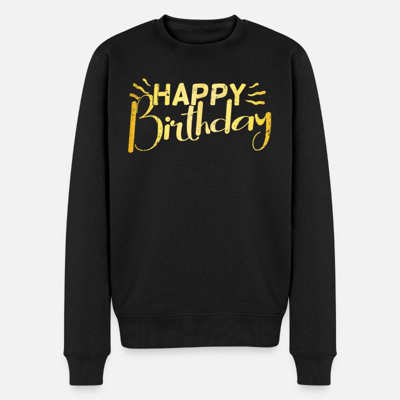 Bon anniversaire - Pull Premium bio Homme - noir