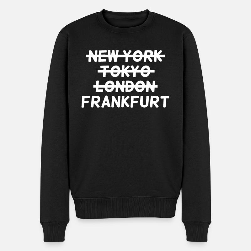 Francfort - Pull Premium bio Homme - noir