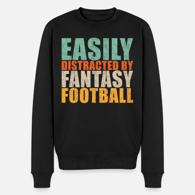 Fantasy Football - Pull Premium bio Homme - noir
