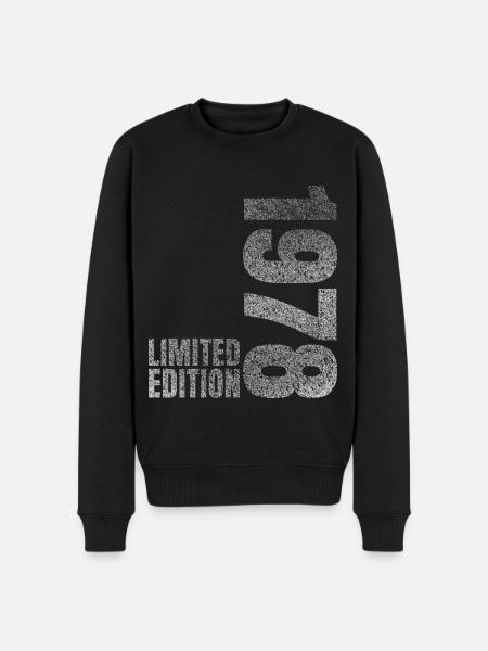1978 Limited Edition Gift - Men's Premium Organic Jumper - black