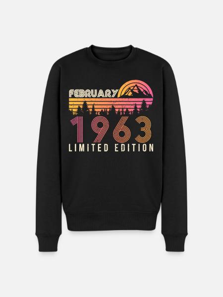 1963 Millésime limité en février - Pull Premium bio Homme - noir