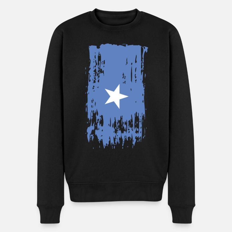 Somalie Somalie Somalie - Pull Premium bio Homme - noir
