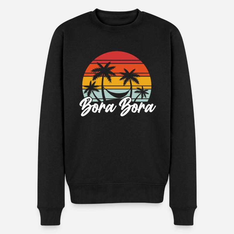Bora Bora - Pull Premium bio Homme - noir