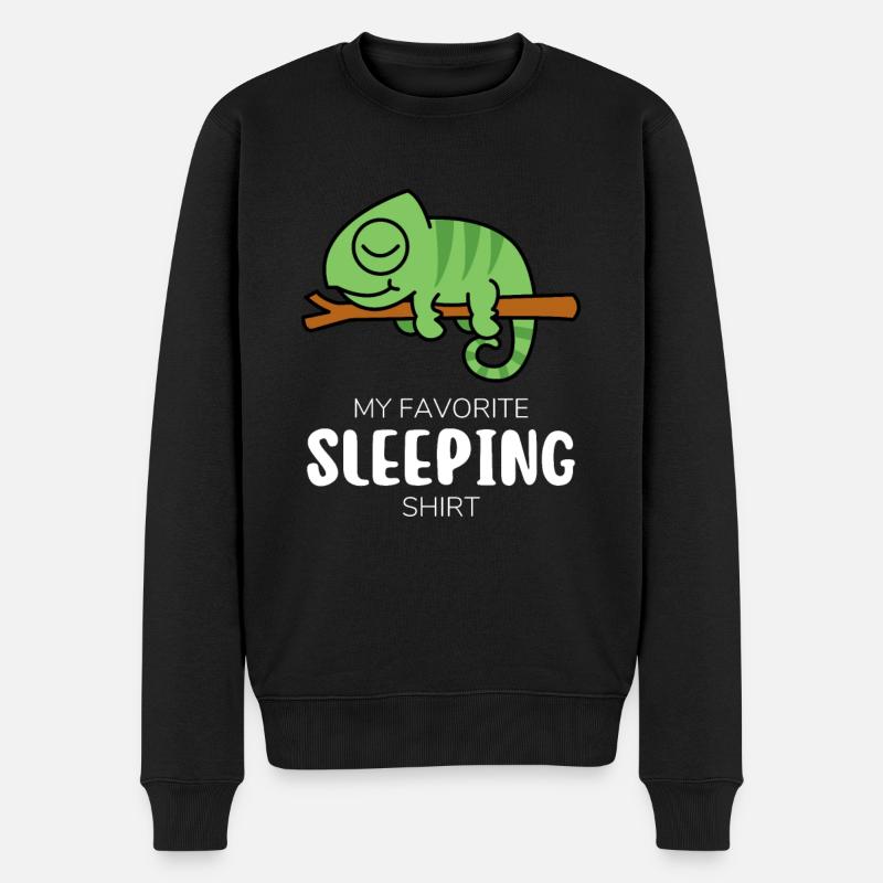 Ma chemise de couchage préférée Chemise de sommeil animal - Pull Premium bio Homme - noir