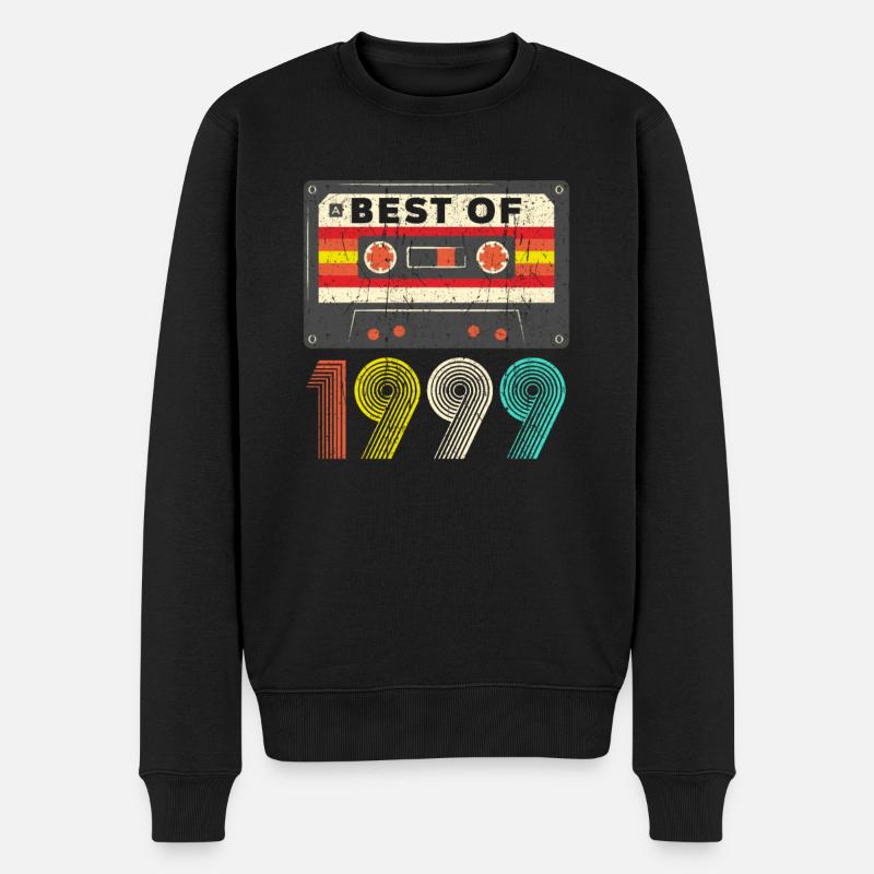 Best Of 1999 - Männer Premium Bio Pullover - Schwarz