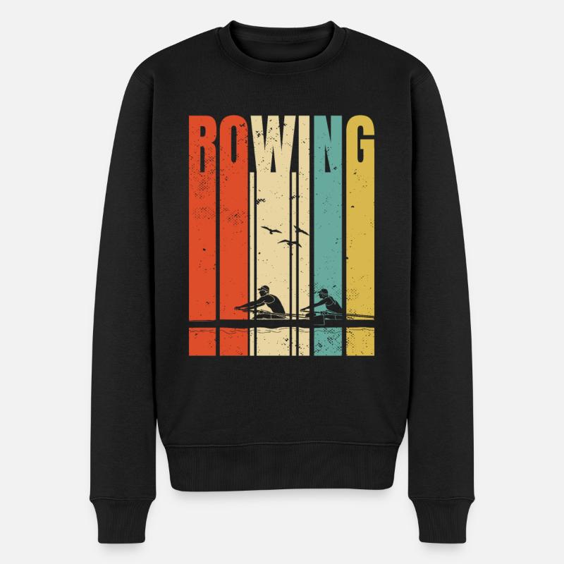 Rowing Crew Rower - Pull Premium bio Homme - noir