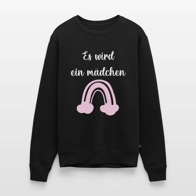 Es wird ein Mädchen! Männer Premium Bio Pullover