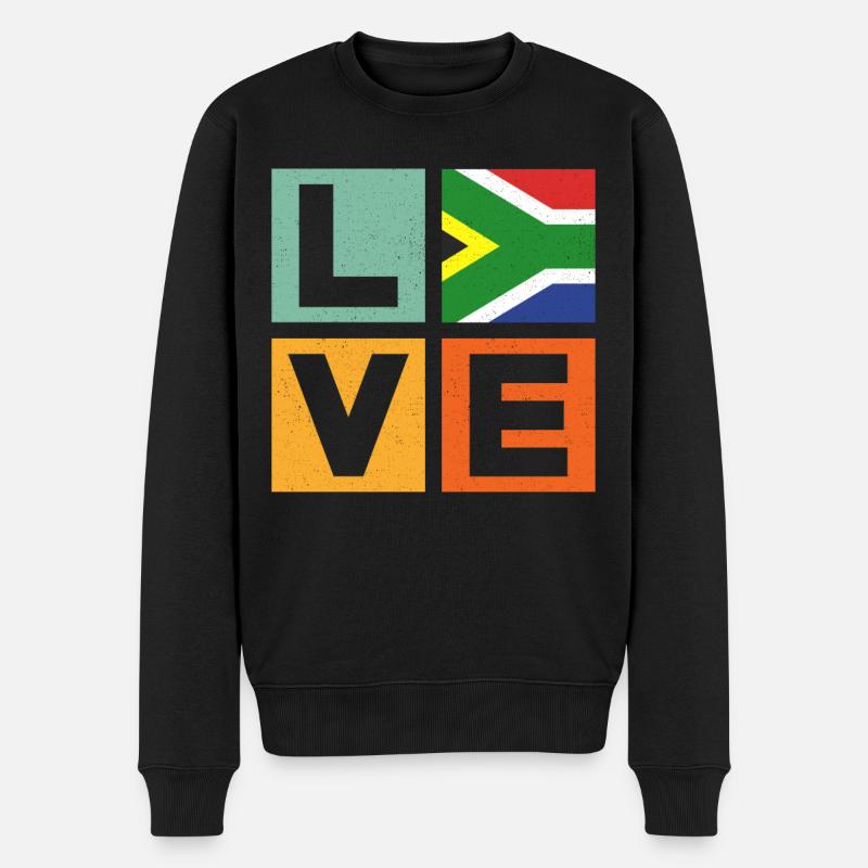 Afrique du Sud Amour - Pull Premium bio Homme - noir