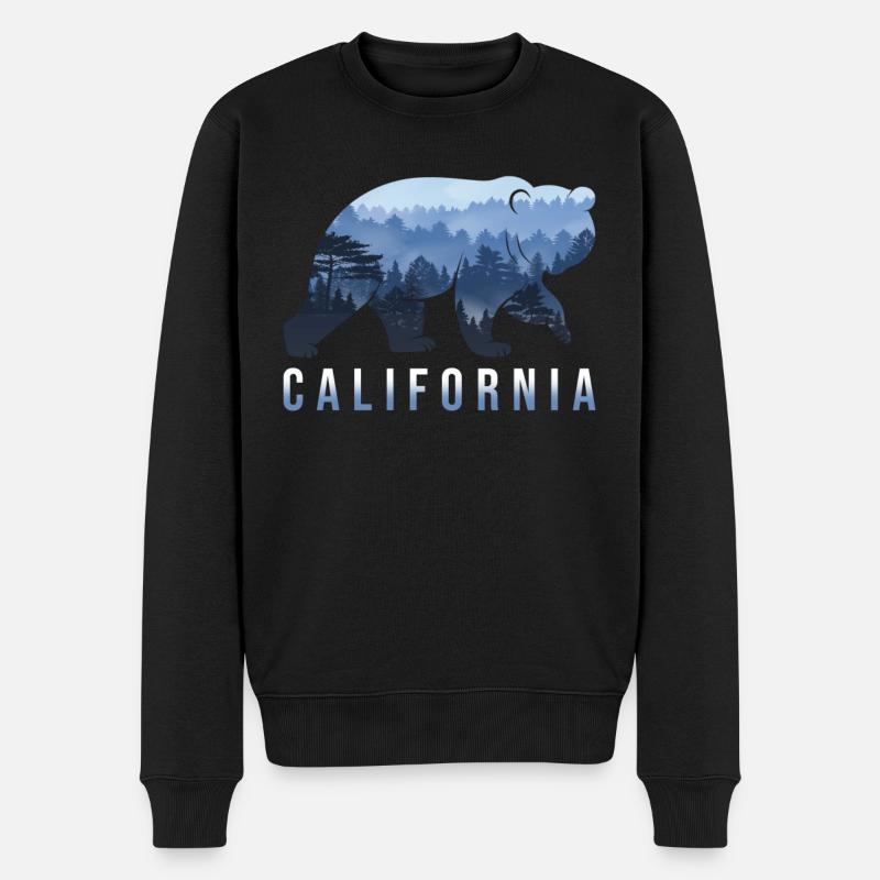 Californie - Pull Premium bio Homme - noir