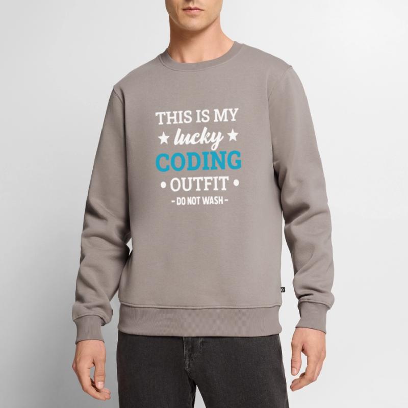 Coding Programming Computer Scientists Men's Premium Organic Jumper