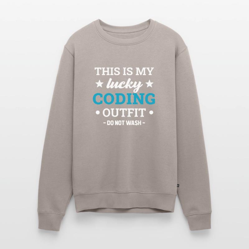 Coding Programming Computer Scientists Men's Premium Organic Jumper