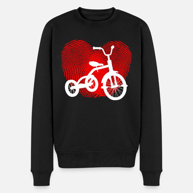 TRICYCLE - Pull Premium bio Homme - noir