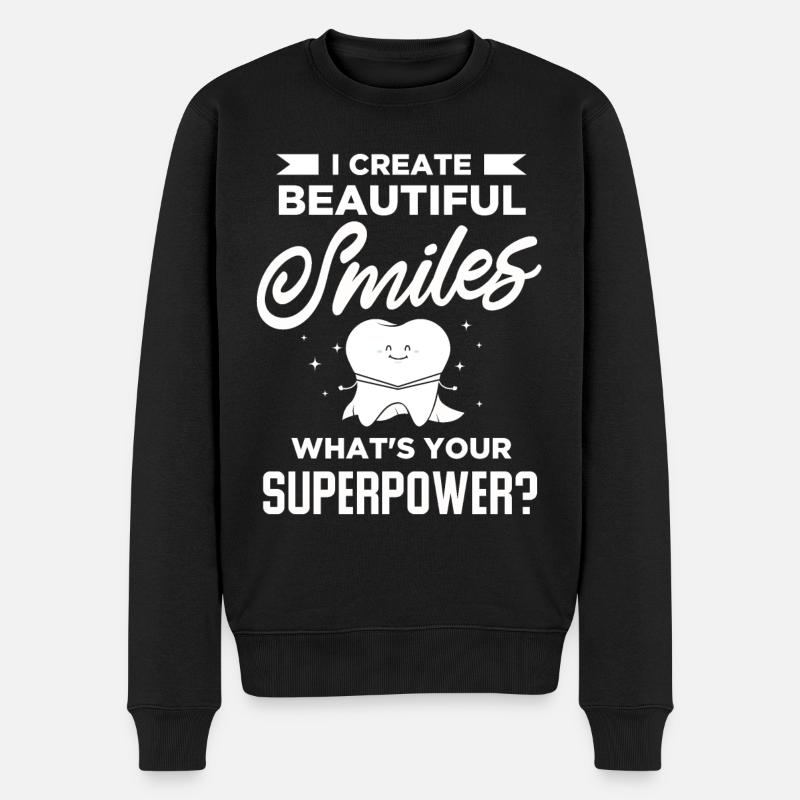 Dentiste - Pull Premium bio Homme - noir