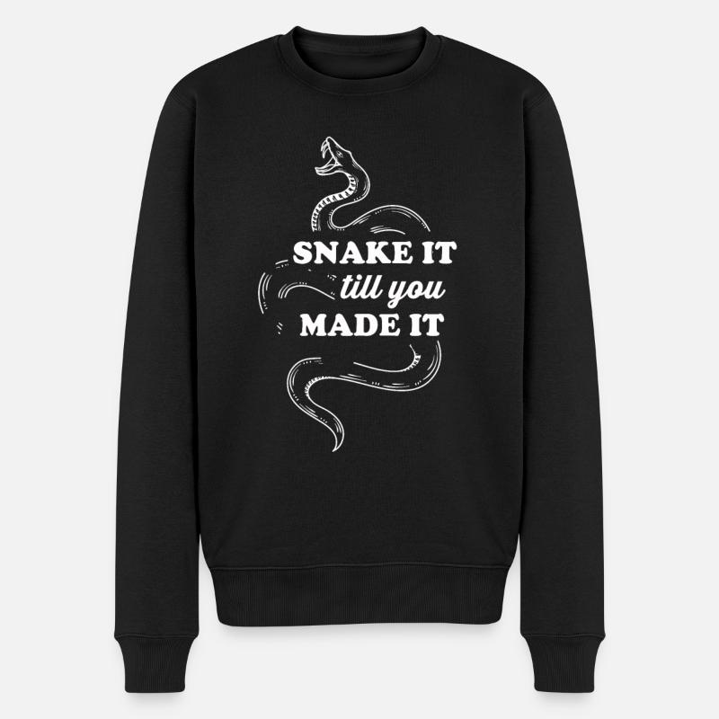 Serpent - Pull Premium bio Homme - noir