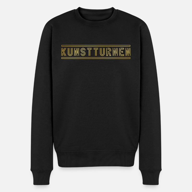 Kunstturnen - Männer Premium Bio Pullover - Schwarz