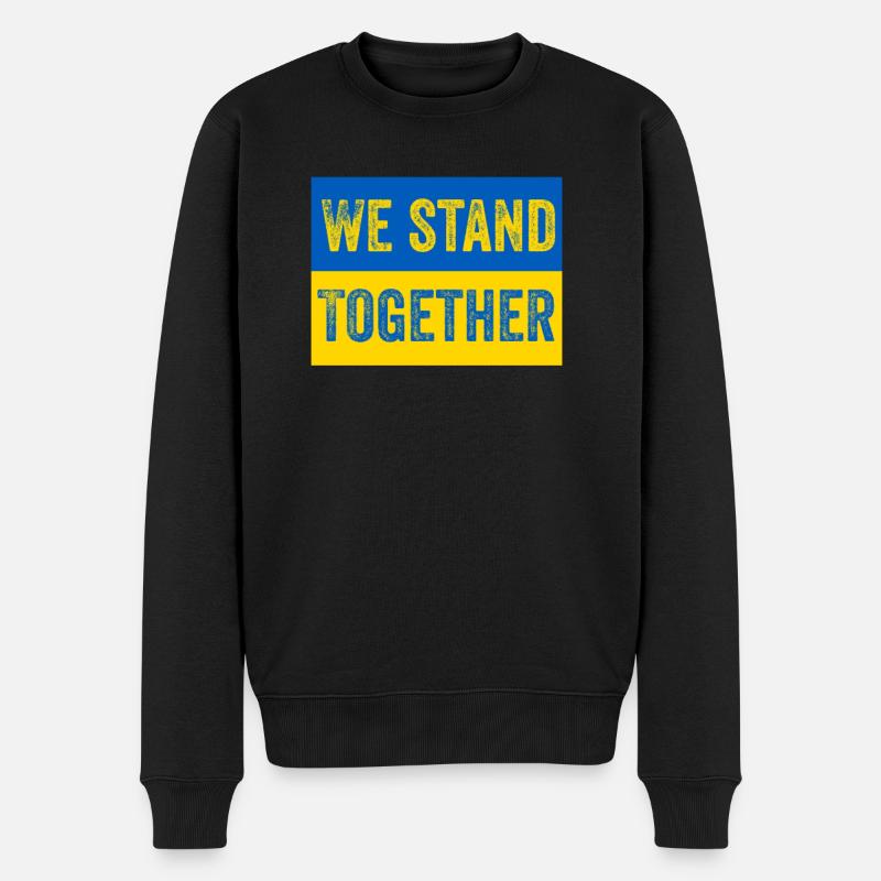 Ukraine - Pull Premium bio Homme - noir