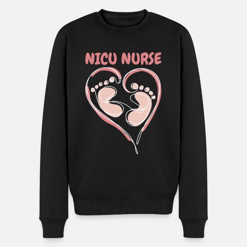 Infirmière de l'USIN - Pull Premium bio Homme - noir