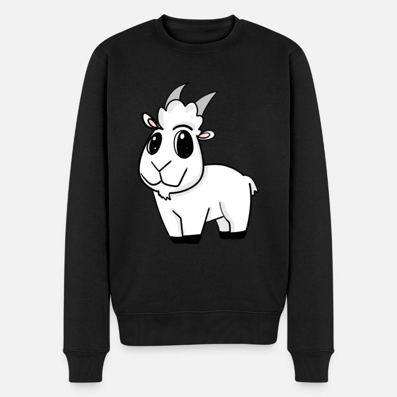 Chèvre Chèvre Buck - Pull Premium bio Homme - noir