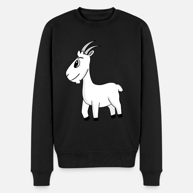 Bouc de chèvre - Pull Premium bio Homme - noir