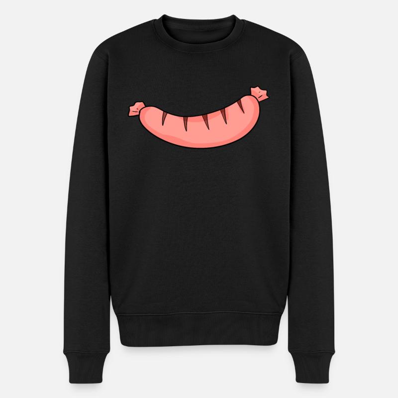Wurst - Männer Premium Bio Pullover - Schwarz