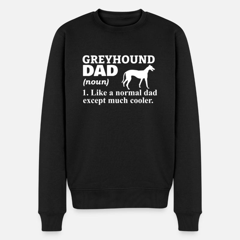 Greyhound Greyhound Cadeau - Pull Premium bio Homme - noir